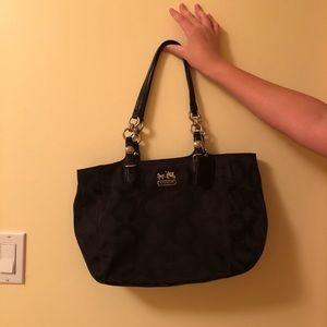 Black Coach shoulder bag